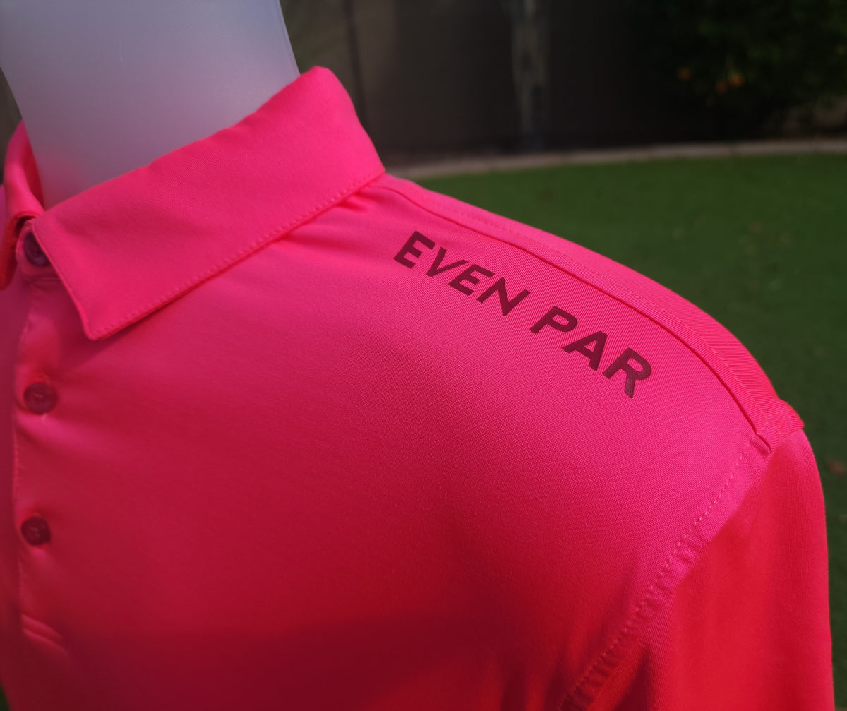 Pink Performance Golf Polo – EvenParGolf.com